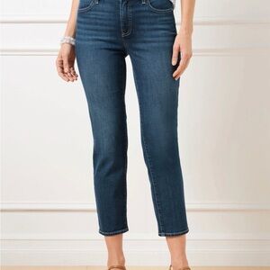Talbots Straight Crop Jeans Romy Wash